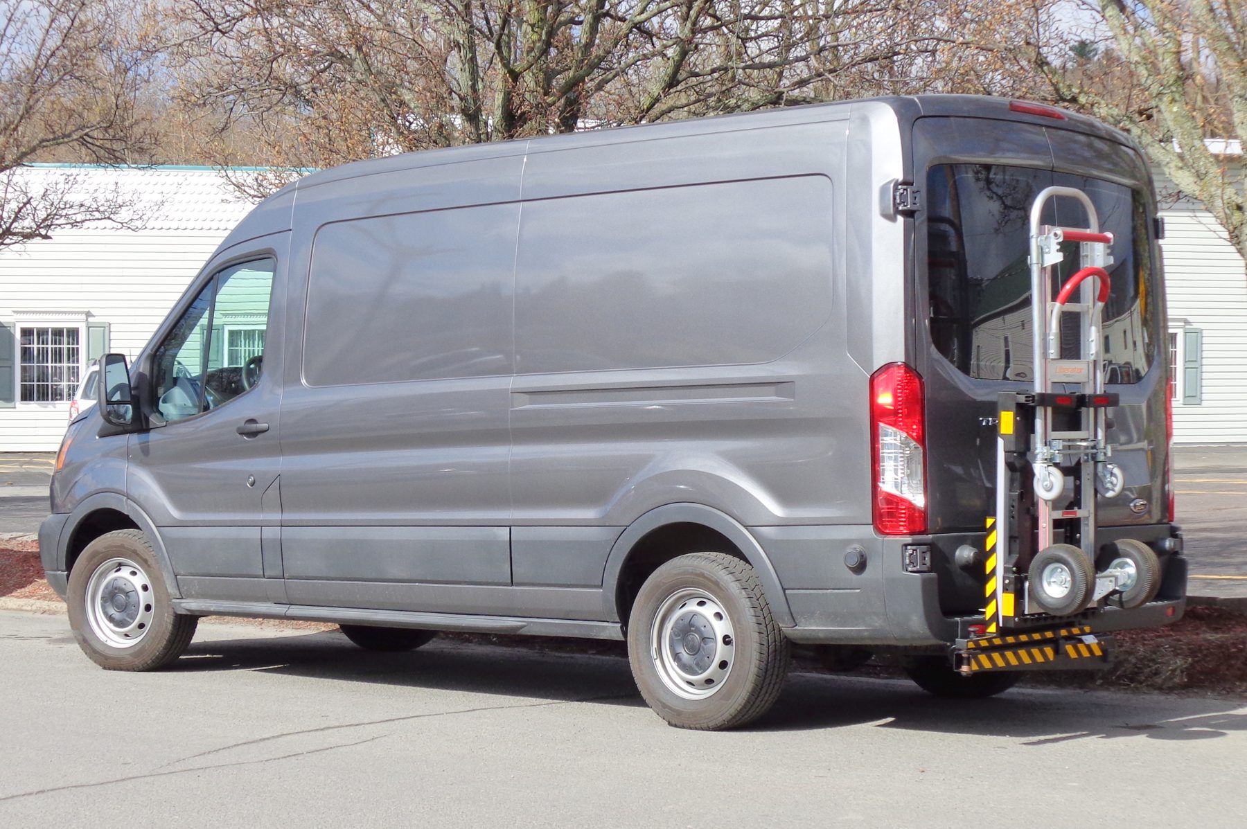 Parcel delivery van
